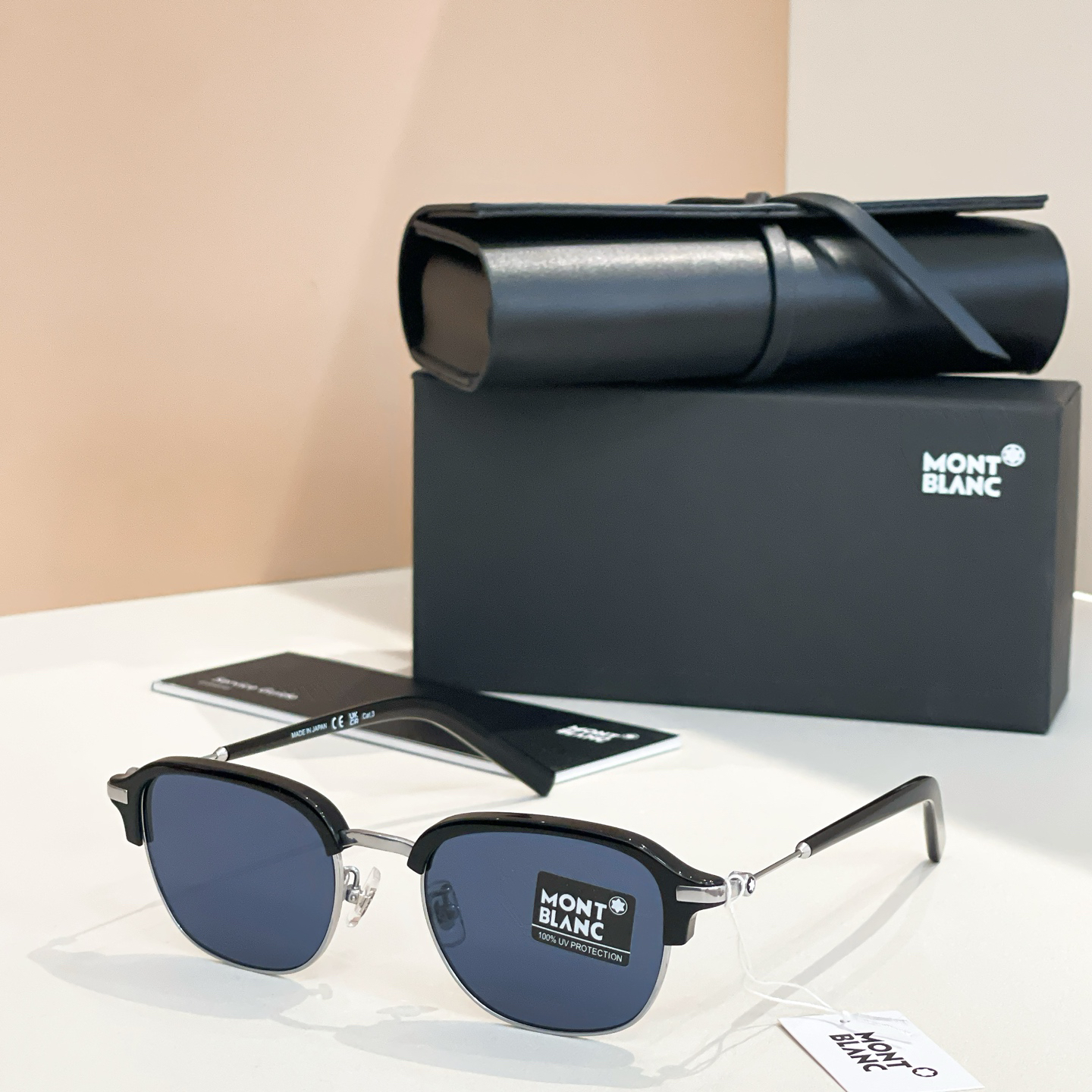 モンブラン「Montblanc」ハーフフレームサングラス