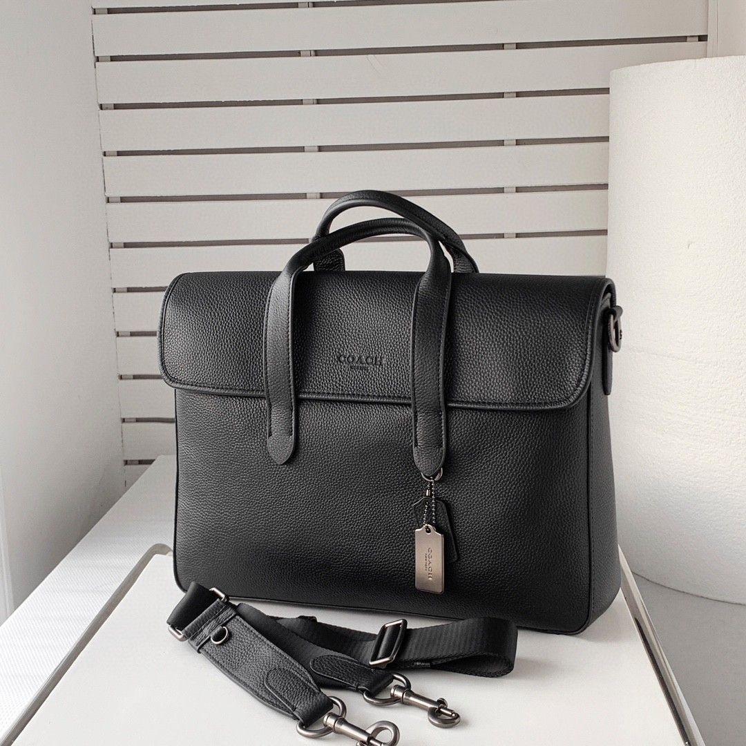 コーチ「Coach」 2022年新作 メンズフルレザー ビジネスバッグ