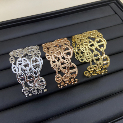 エルメス「Hermès」Chaîne d'Ancre オープンワーク ブレスレット