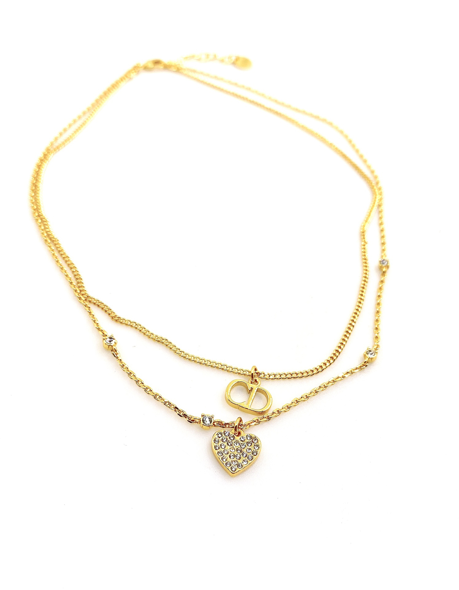 ディオール「Dior」 IN HEART LIGHTS ダブルレイヤーネックレス