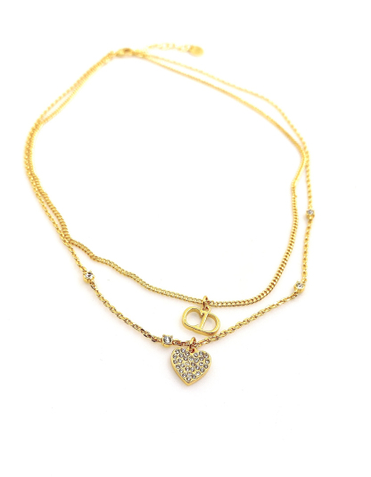 ディオール「Dior」 IN HEART LIGHTS ダブルレイヤーネックレス