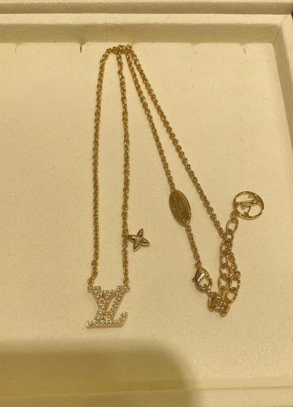 ルイ・ヴィトン「Louis Vuitton」 ICONIC ARLS ミラノティチェーンネックレス38~42CM