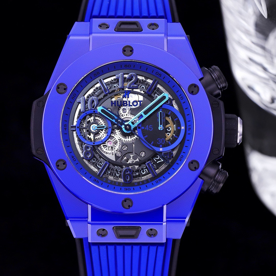 ユーボット「Hublot」BIG BANGユニコビッグバンシリーズカラーセラミック腕時計