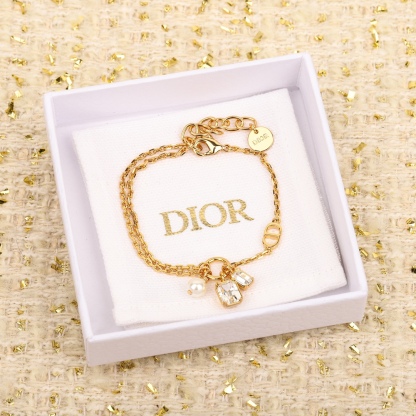 ディオール「Dior」1ビーズ2ダイヤモンドブレスレット