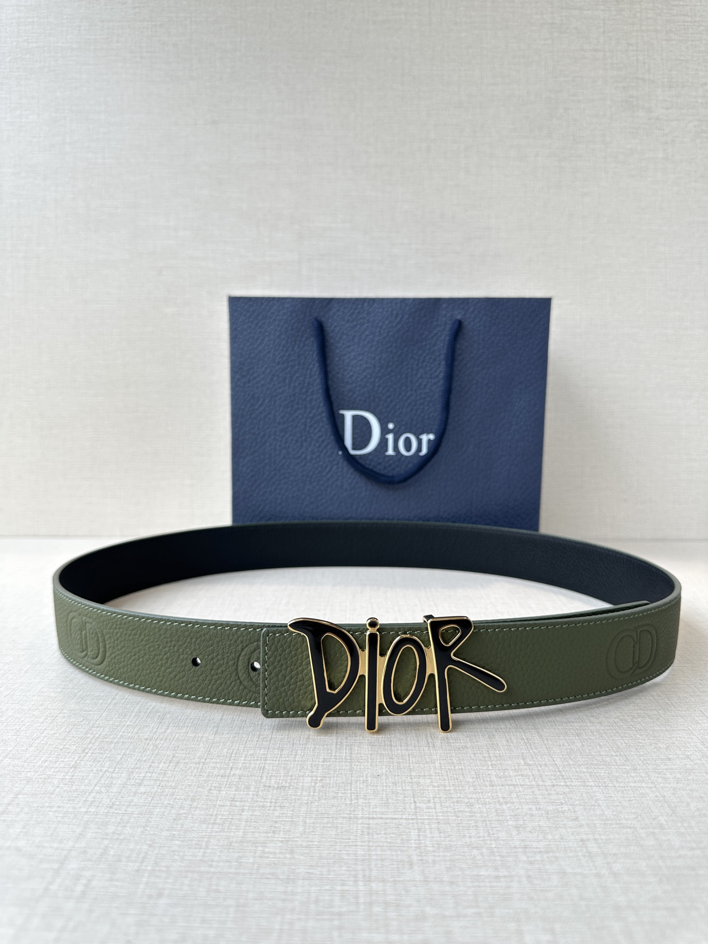 ディオール「Dior」30モンターニュ リバーシブルベルト100CM