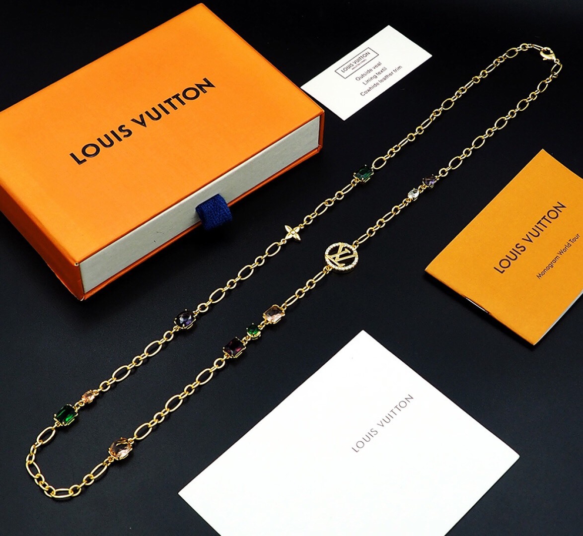 ルイ・ヴィトン「Louis Vuitton」エアルーム ロング ネックレス