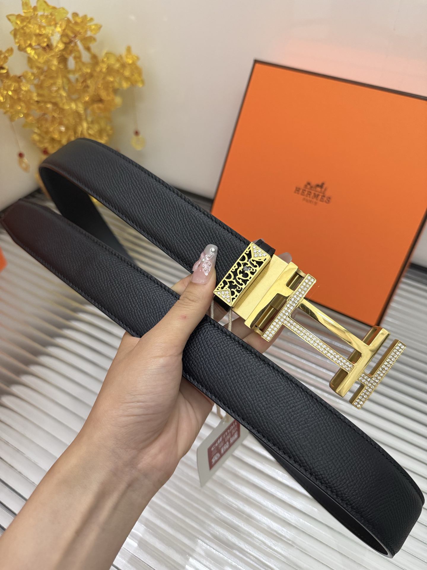 エルメス「Hermès」 Automatique ベルト100cm