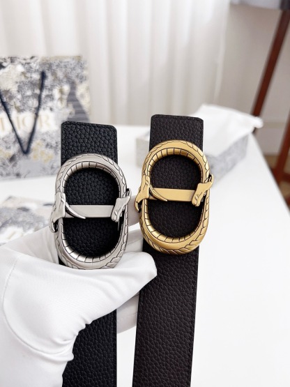 ディオール「Dior」リバーシブル リジーカーフレザーベルト100CM