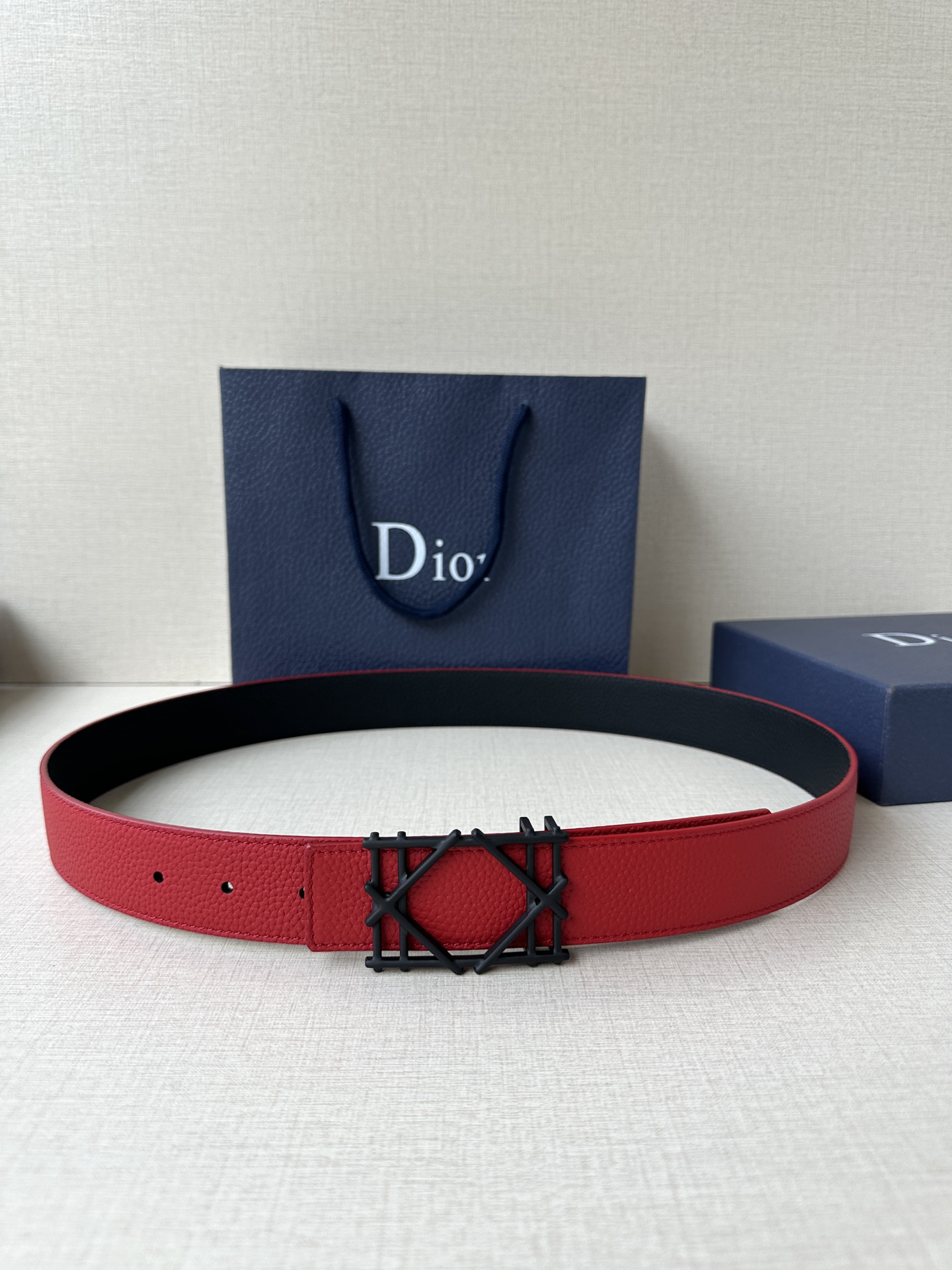 ディオール「Dior」 キャノナージュ メタルベルトバックル100CM