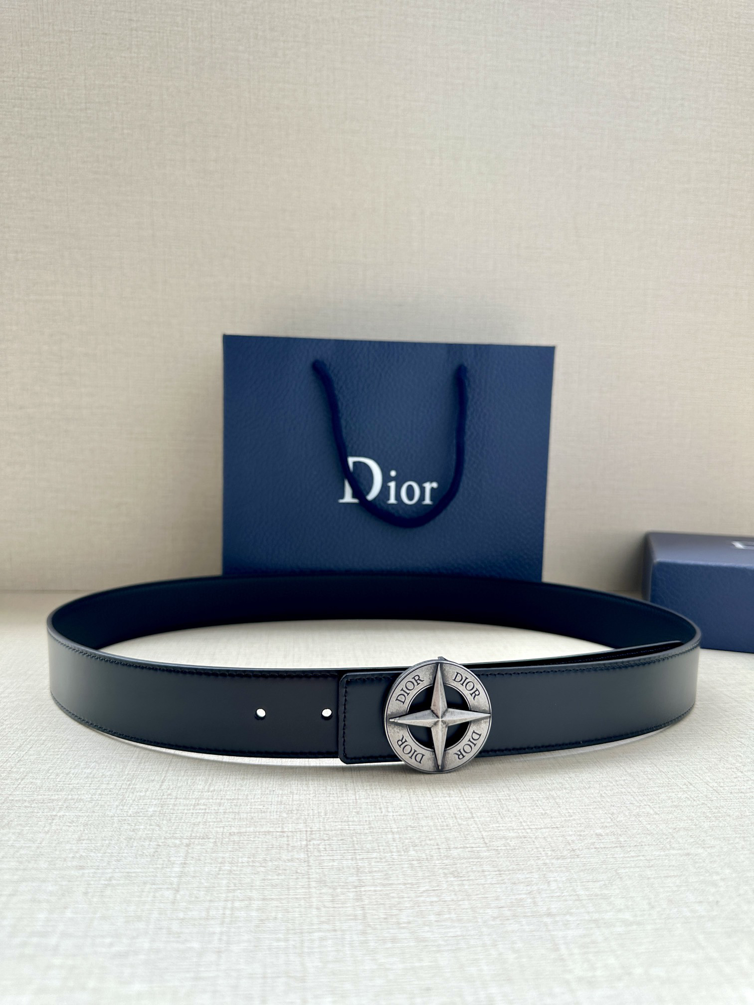 ディオール「Dior」 アンティークメタルベルトバックル100CM