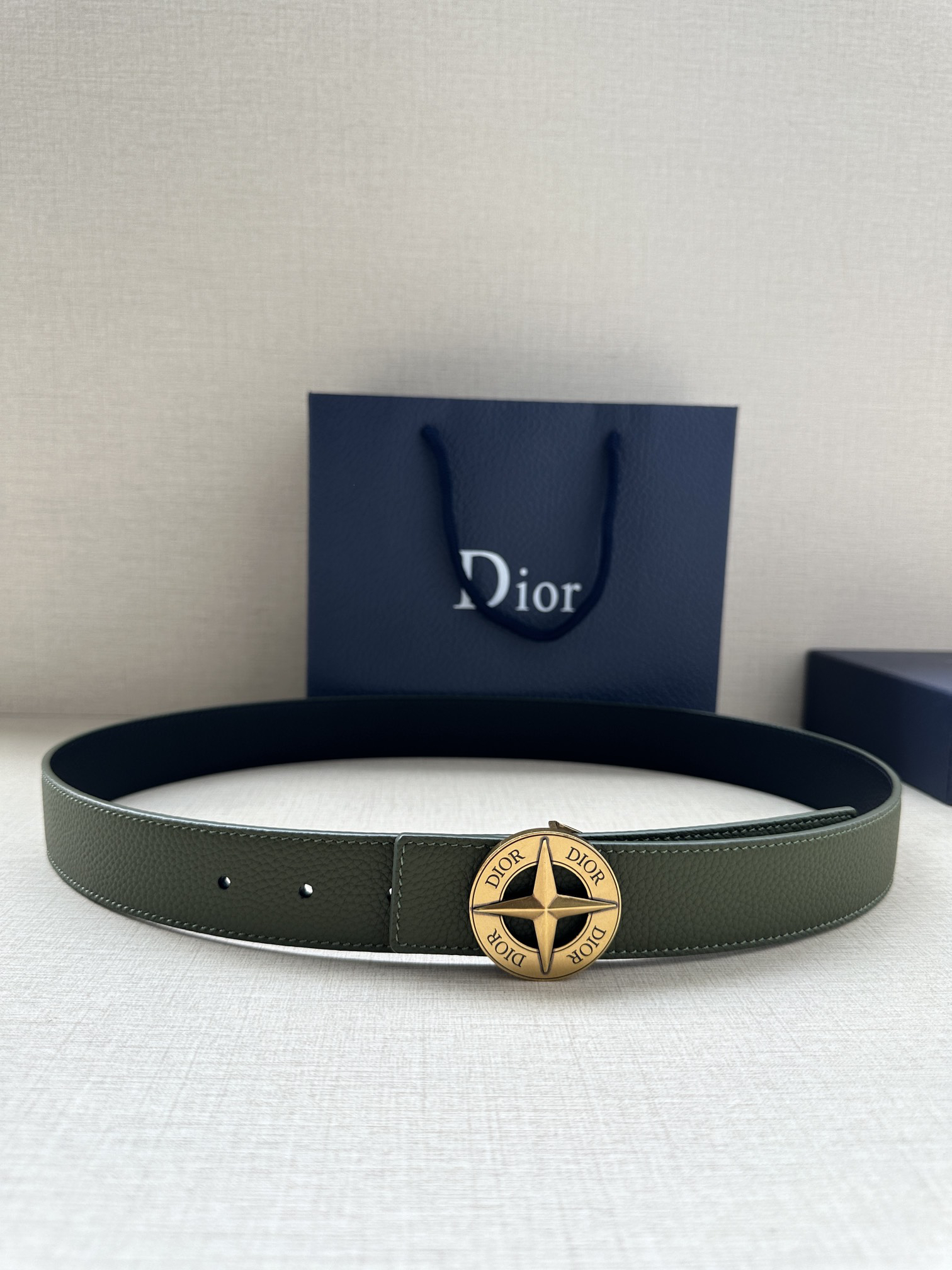 ディオール「Dior」 アンティークメタルベルトバックル100CM