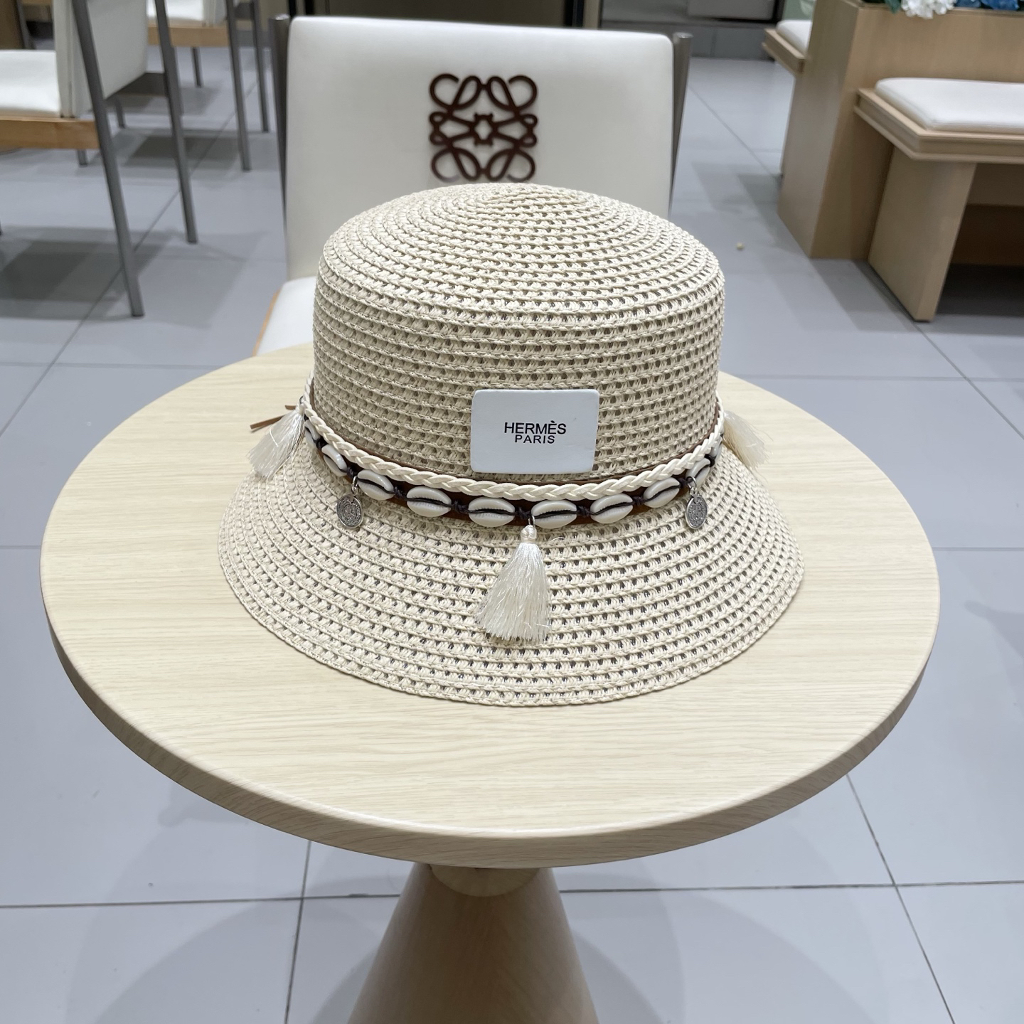 エルメス「Hermès」 Greta レースド パナマハット