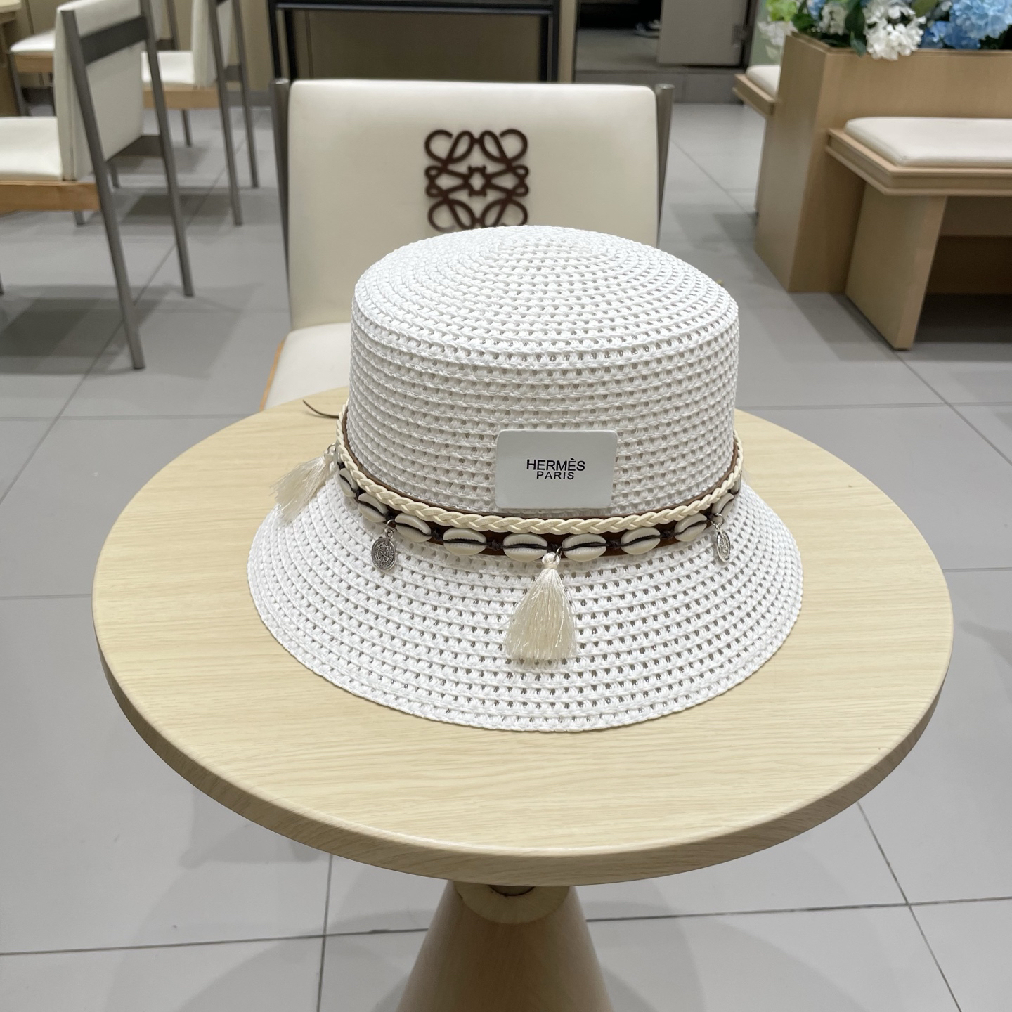 エルメス「Hermès」 Greta レースド パナマハット