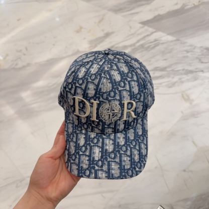 ディオール「Dior」 Oblique エンブロイダリー ベースボールキャップ