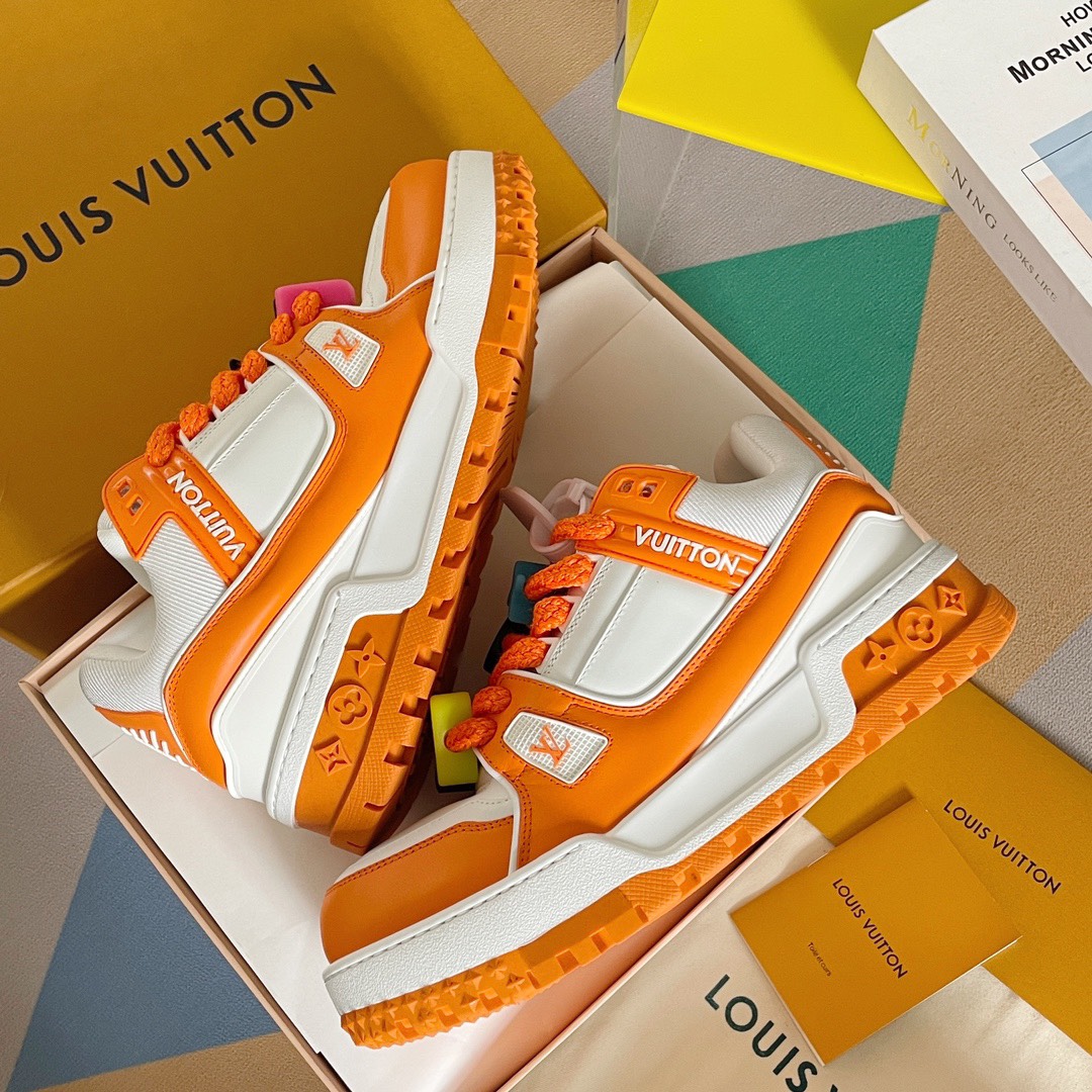 [Copy]「コラボモデル」Louis Vuitton x Trainer  スニーカー