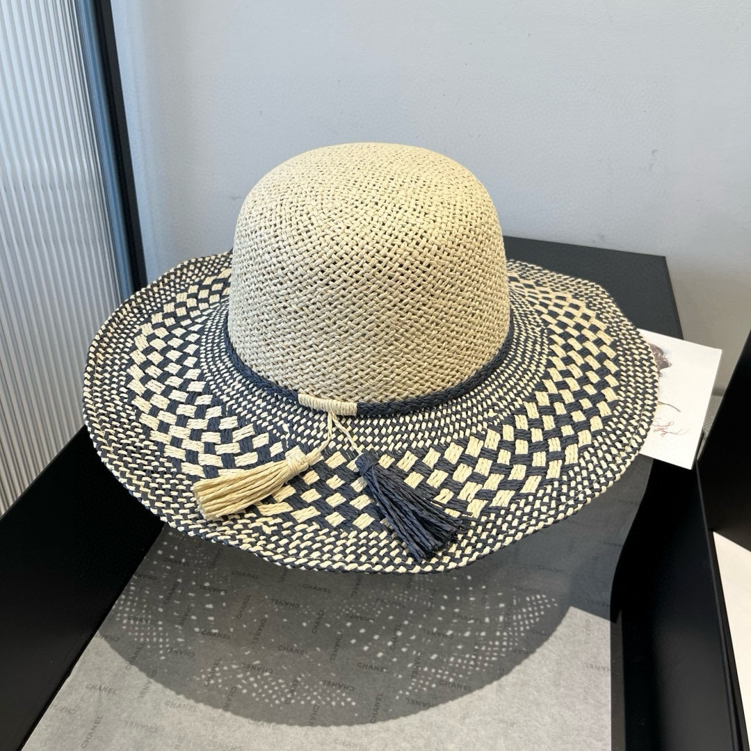 シャネル「Chanel」ボヘミアン ラフィアサンハット