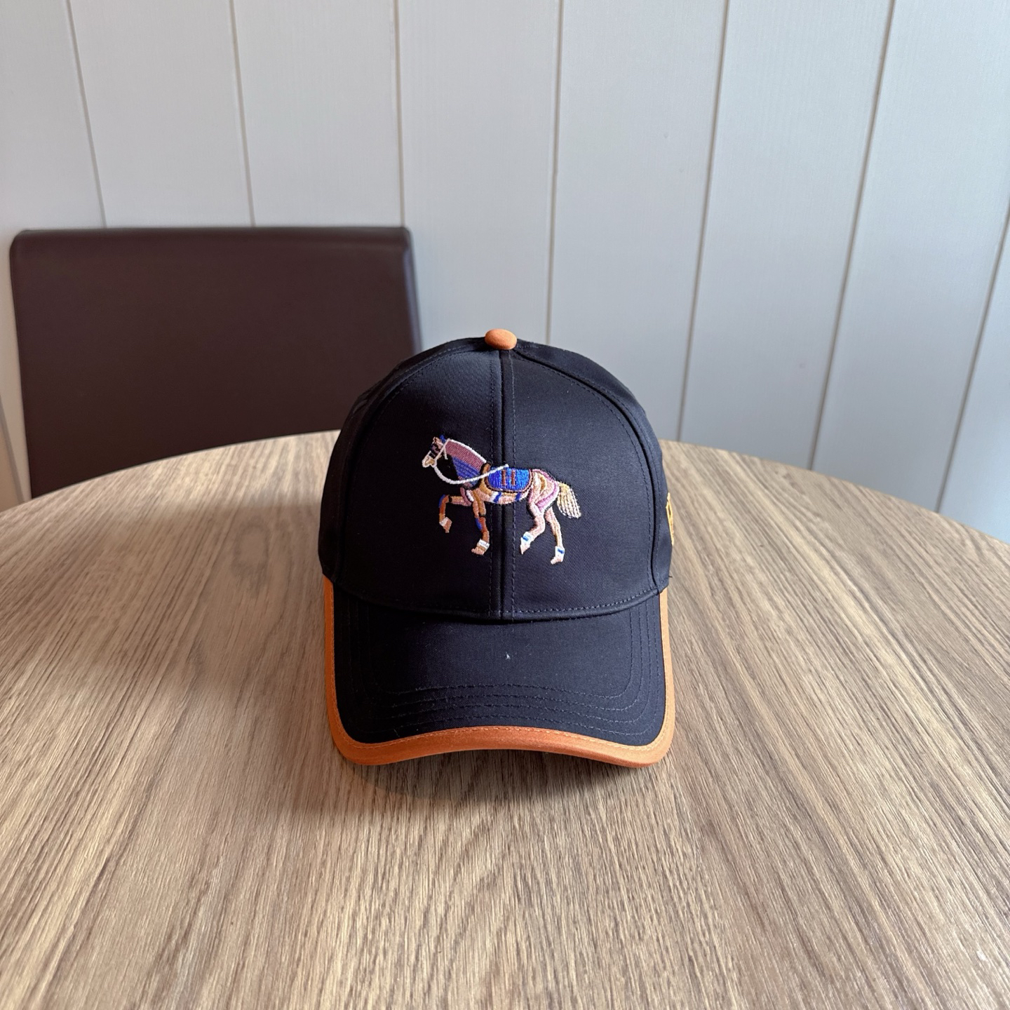 エルメス「Hermès」 Limited Edition エンブロイダリー ベースボールキャップ