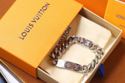 ルイ・ヴィトン「Louis Vuitton」MONOGRAM チェーンリンクス カップル ブレスレット