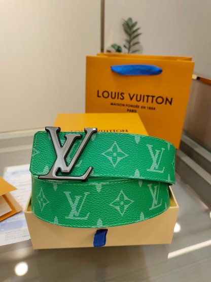 ルイ・ヴィトン「Louis Vuitton」DIMENSION モノグラム レザーベルト-ISETAN PRESTIGE CURATED