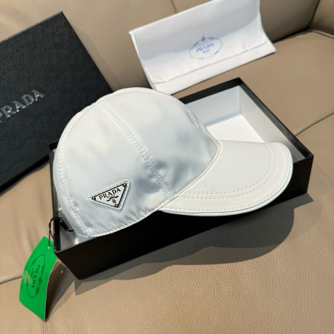 プラダ PRADA コットンbaseball cap Caramel Cotton baseball cap | PRADA