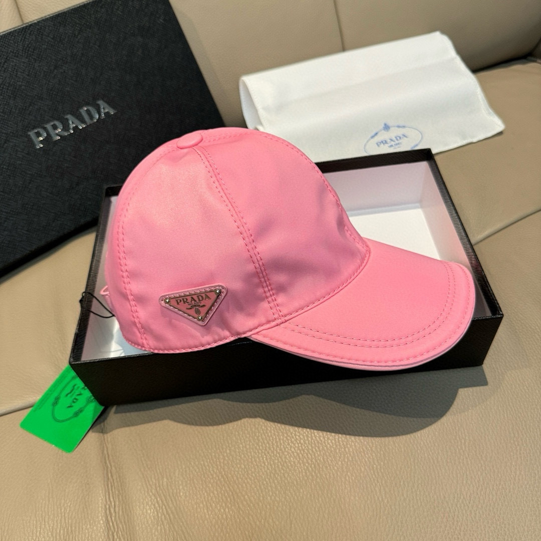 プラダ「Prada」Re-Nylon Classic Baseball Cap