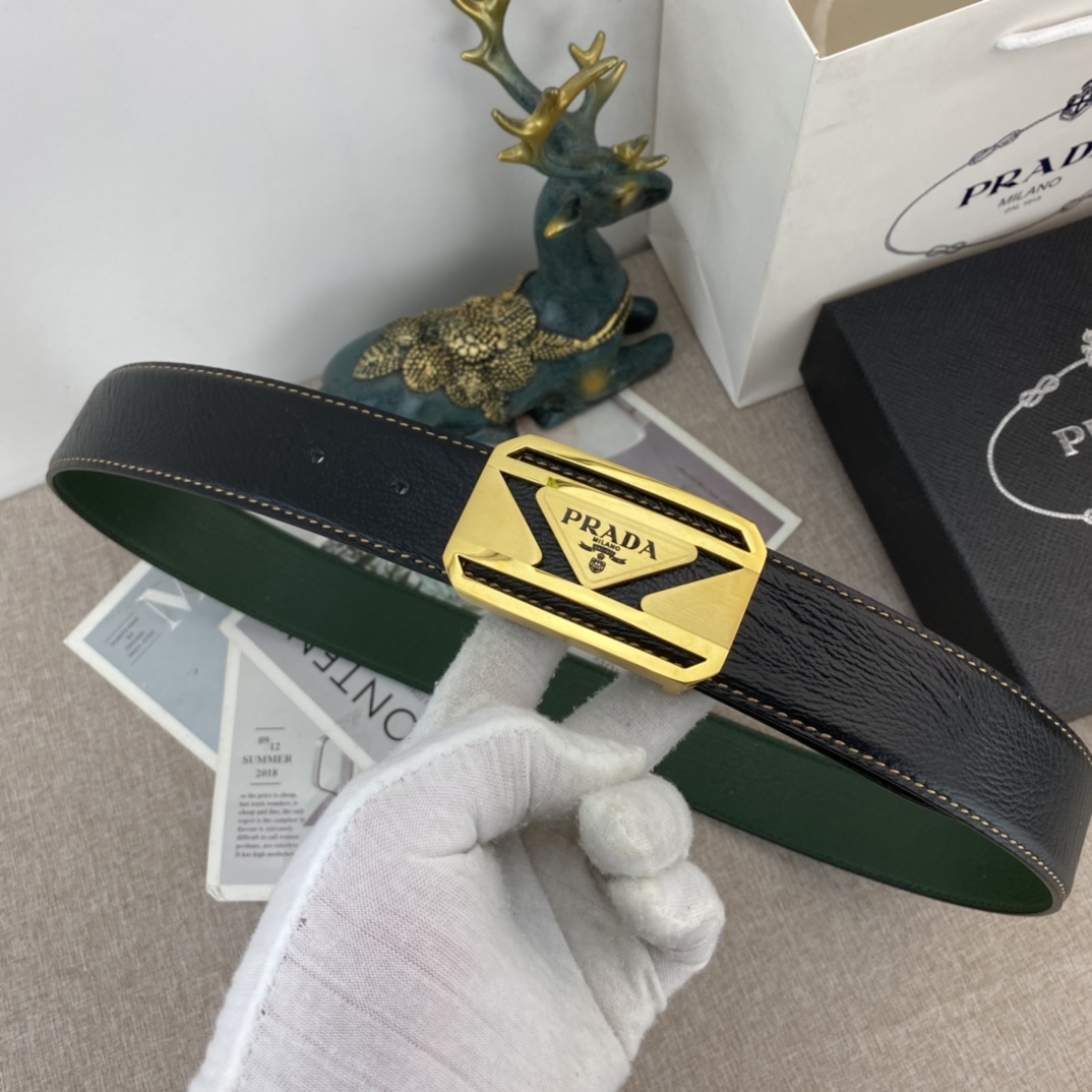 プラダ「Prada」スペシャルレザー ベルトコレクション100CM