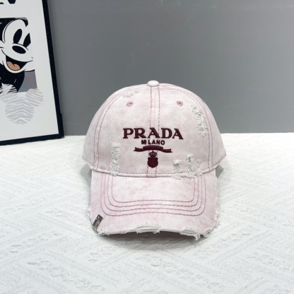プラダ「Prada」Re-Nylon Baseball Cap