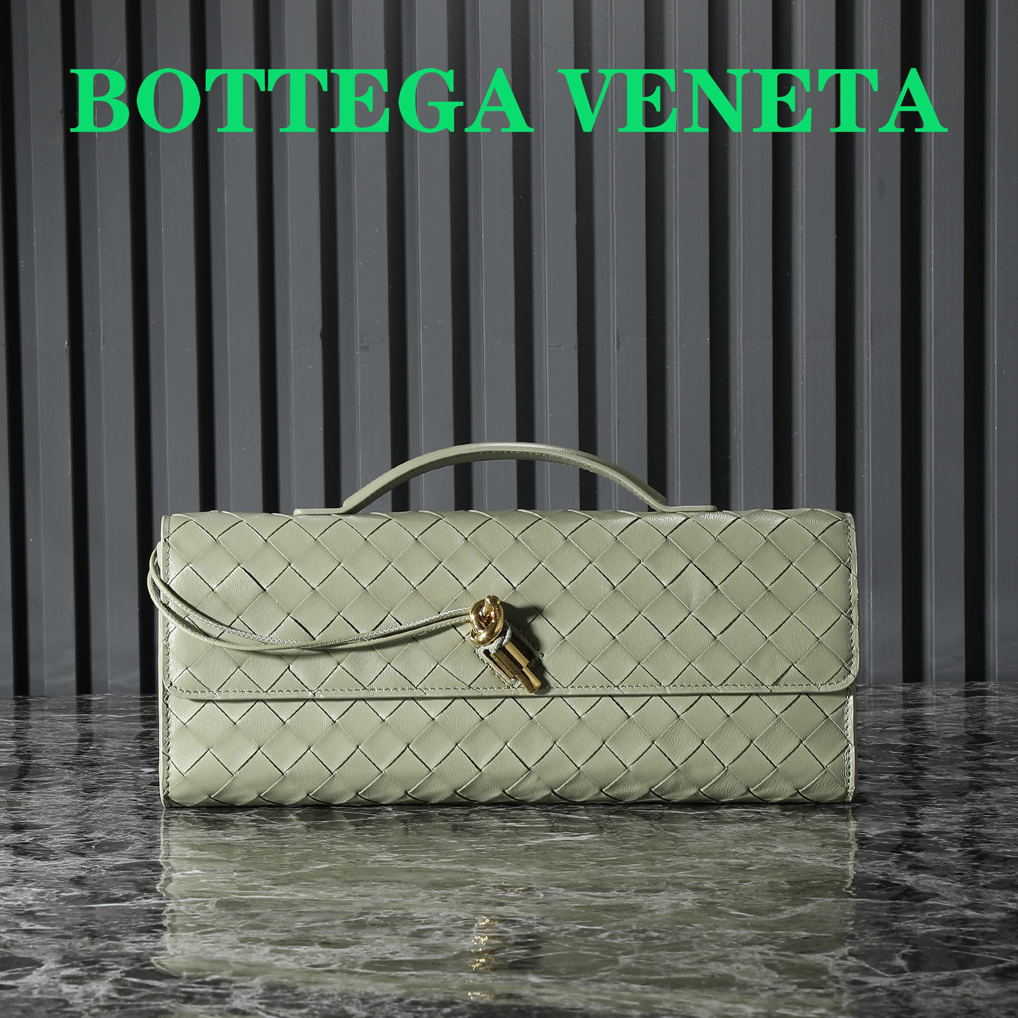 ボッテガ・ヴェネタ「Bottega Veneta」Andiamo イブニングトートバッグ