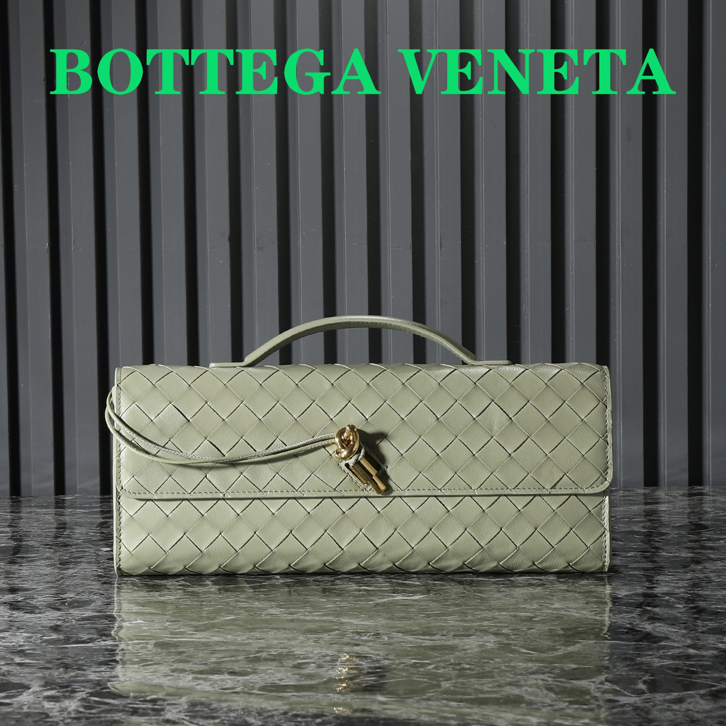 ボッテガ・ヴェネタ「Bottega Veneta」Andiamo イブニングトートバッグ