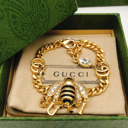グッチ「Gucci」GGビー ショートチェーン ブレスレット