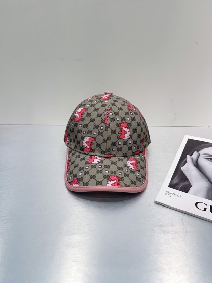 グッチ「Gucci」GGモノグラム ベースボールキャップ