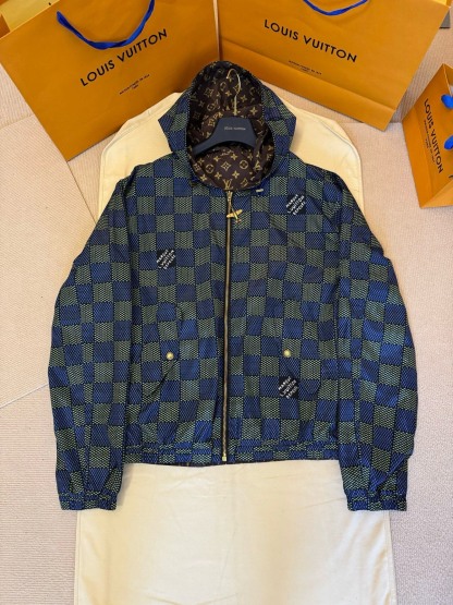 ルイ・ヴィトン「Louis Vuitton」DAMIER 双面防风夹克 アウター