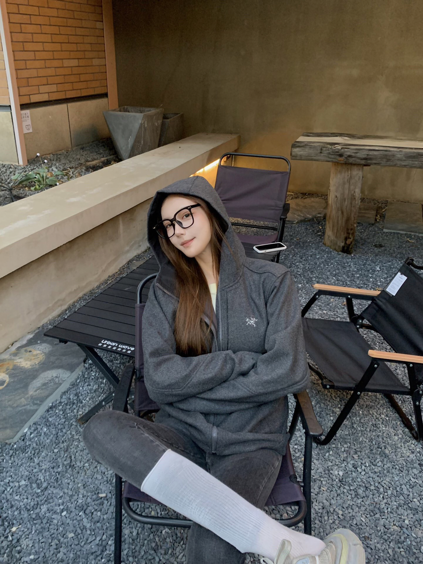 アークテリクス「ARC'TERYX」ソーヤー ウール フーディ 純色フリース付きフード付きジャケット