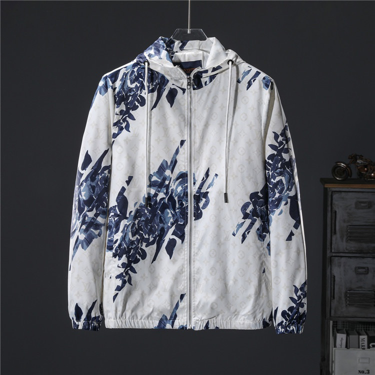 ルイ・ヴィトン「Louis Vuitton」2024秋冬 クラシックロゴ ラウンドネックジャケット メンズアウター