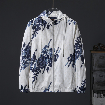 ルイ・ヴィトン「Louis Vuitton」2024秋冬 クラシックロゴ ラウンドネックジャケット メンズアウター