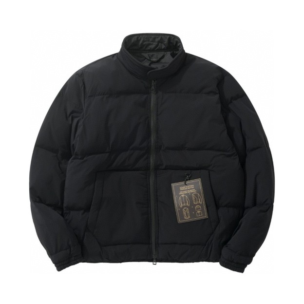 ルイ・ヴィトン「Louis Vuitton」ダブルフェイス レザーパッチ ダウンジャケット