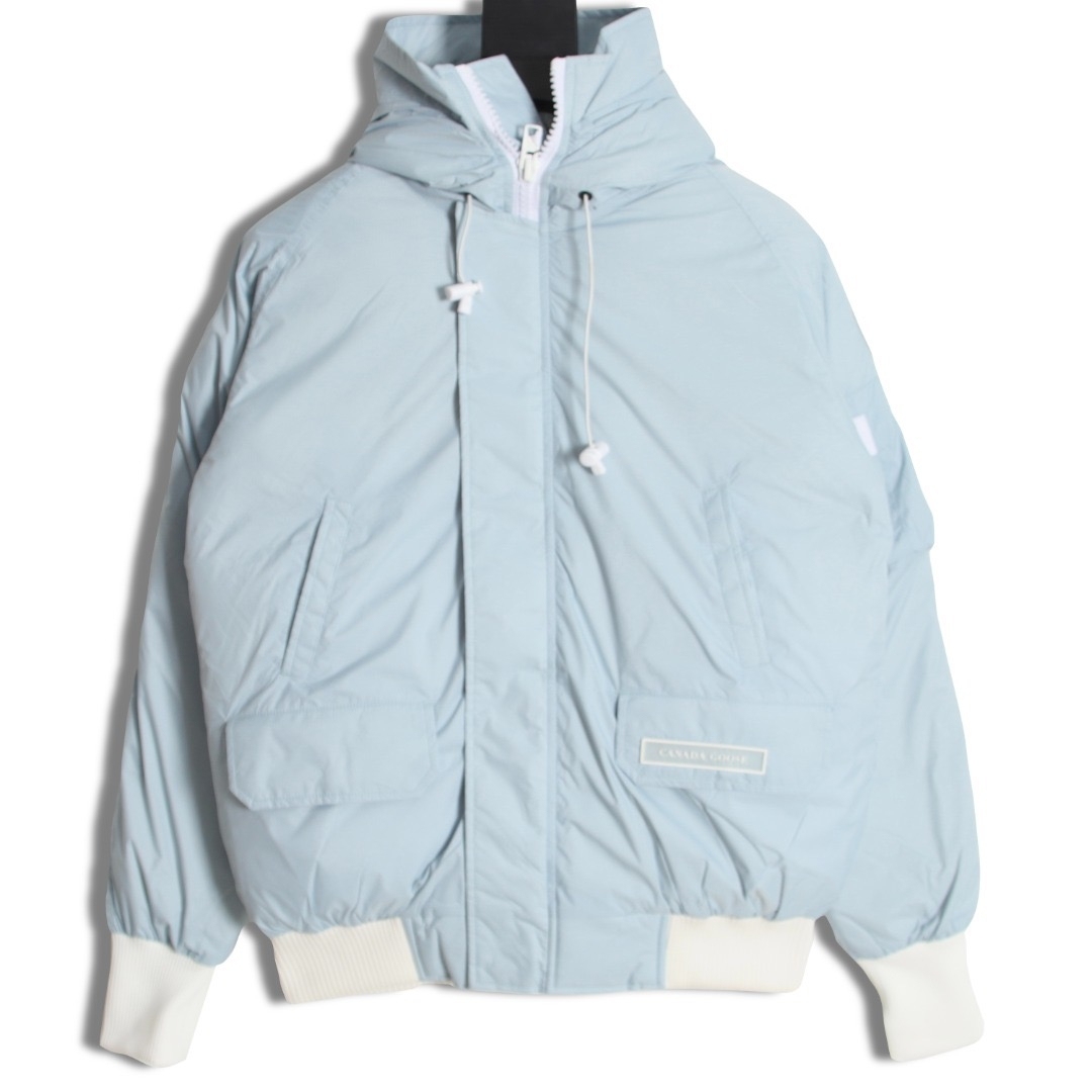 カナダグース「Canada Goose」ホワイトグレーシャー フライトジャケット