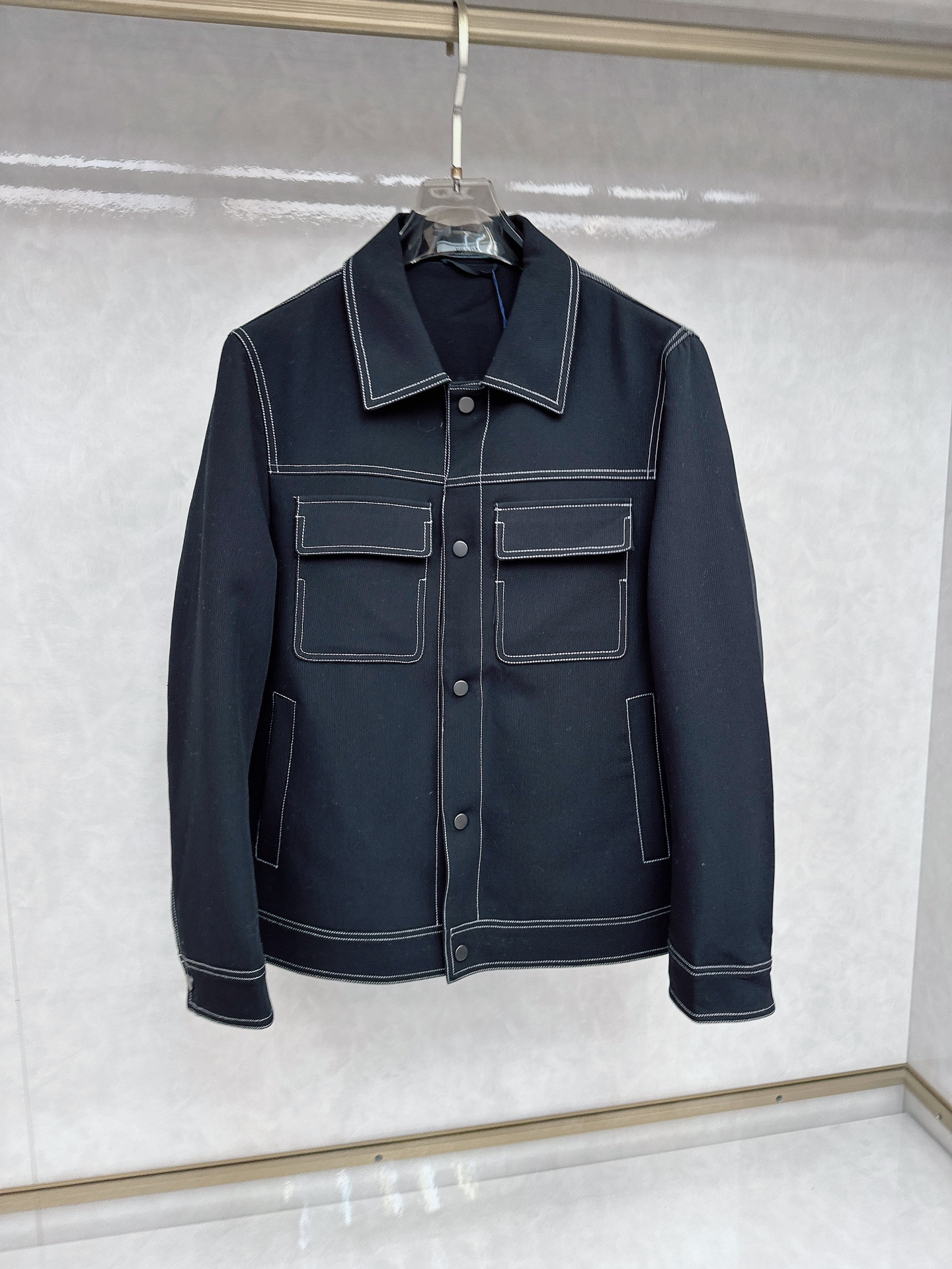 プラダ「Prada」2024秋冬 メンズ スタンドカラージャケット