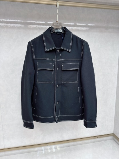 プラダ「Prada」2024秋冬 メンズ スタンドカラージャケット