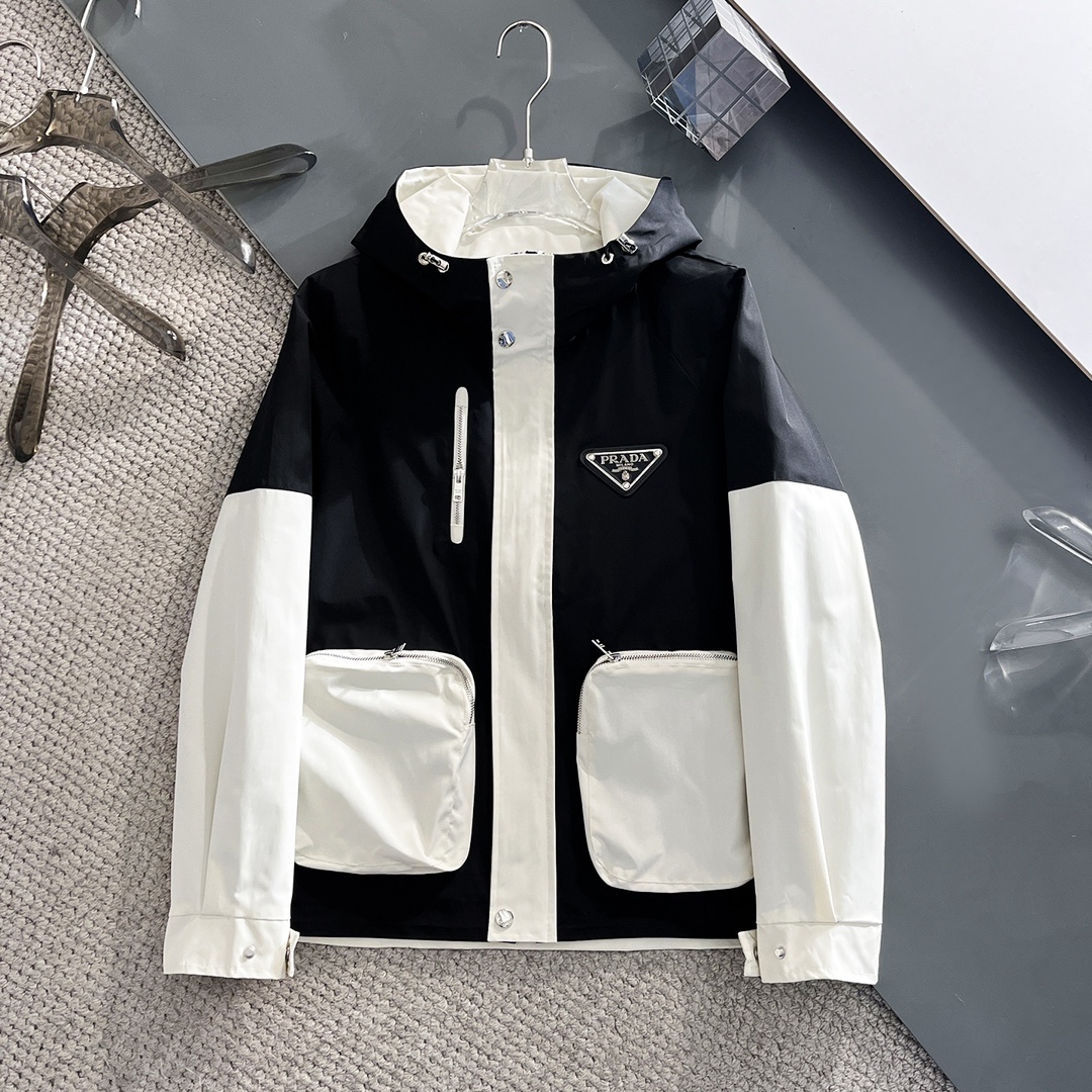 プラダ「Prada」2024 ss春の新作メンズジャケット