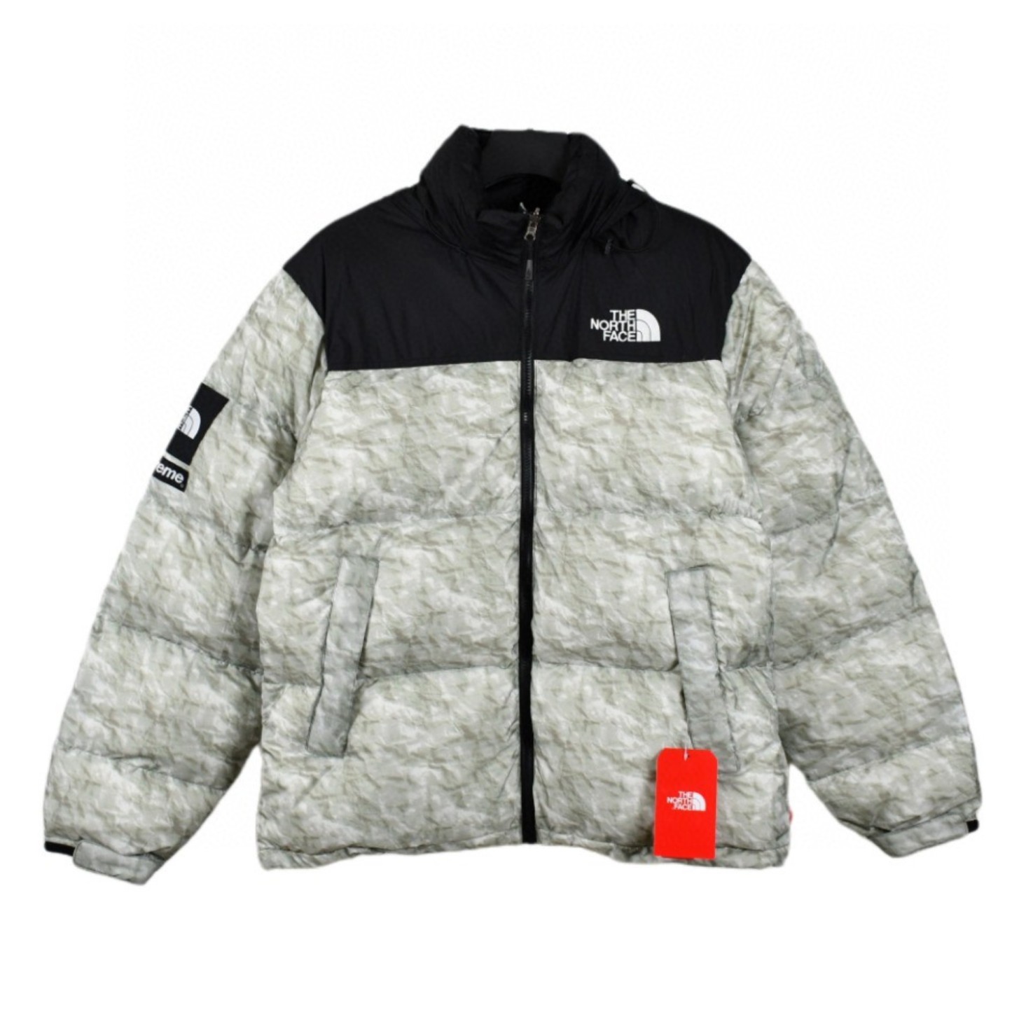 ザ・ノースフェイス「The North Face」Paper Print Nuptse ダウンジャケット