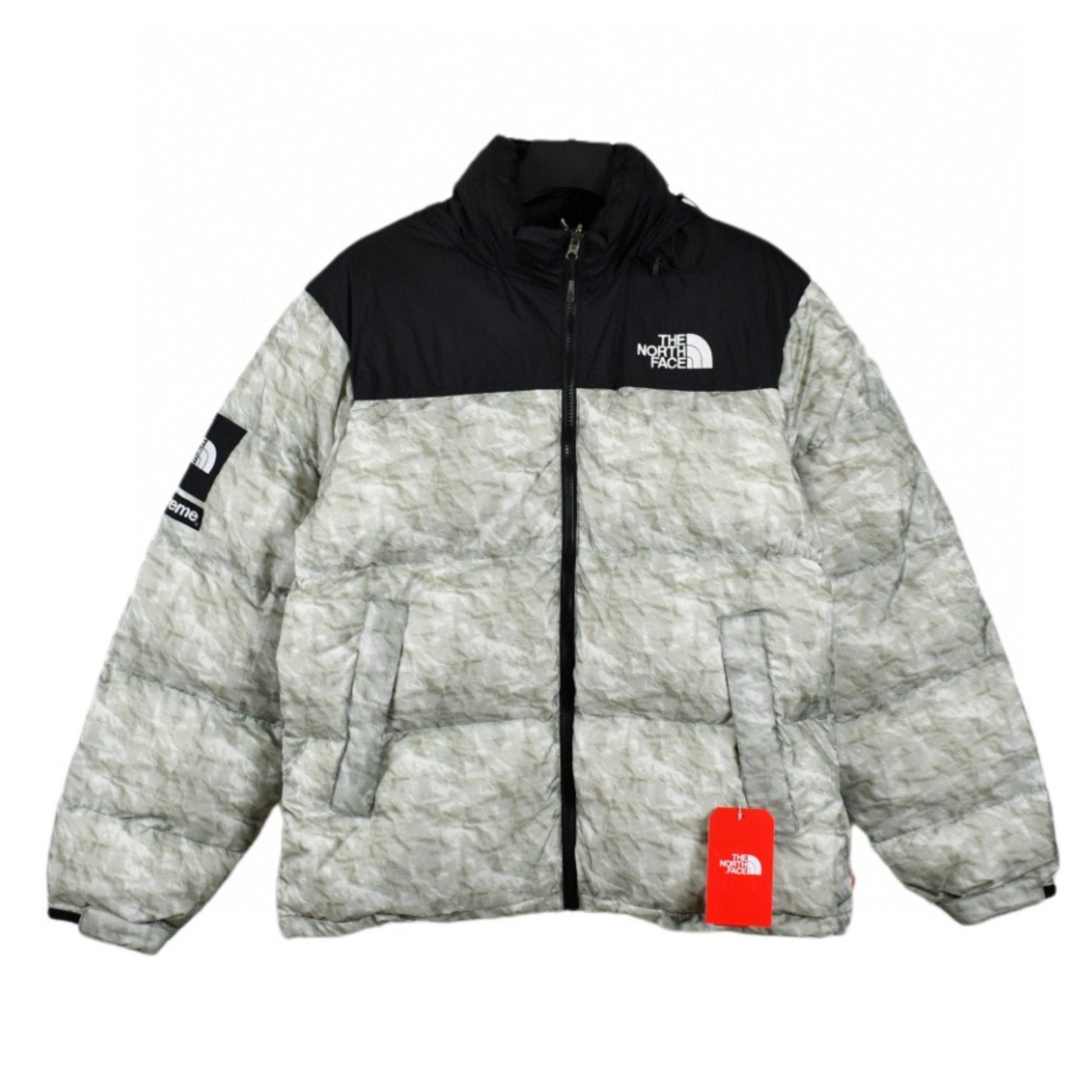 ザ・ノースフェイス「The North Face」Paper Print Nuptse ダウンジャケット
