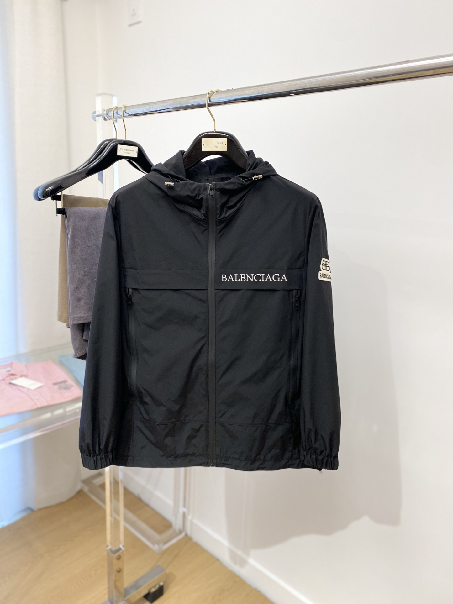 バレンシアガ「Balenciaga」2024年春夏 フレームロゴ デニムジャケット