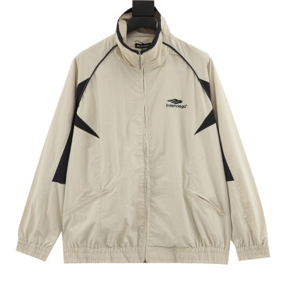 バレンシアガ「Balenciaga」クラッシュカラースタンドカラージャケット