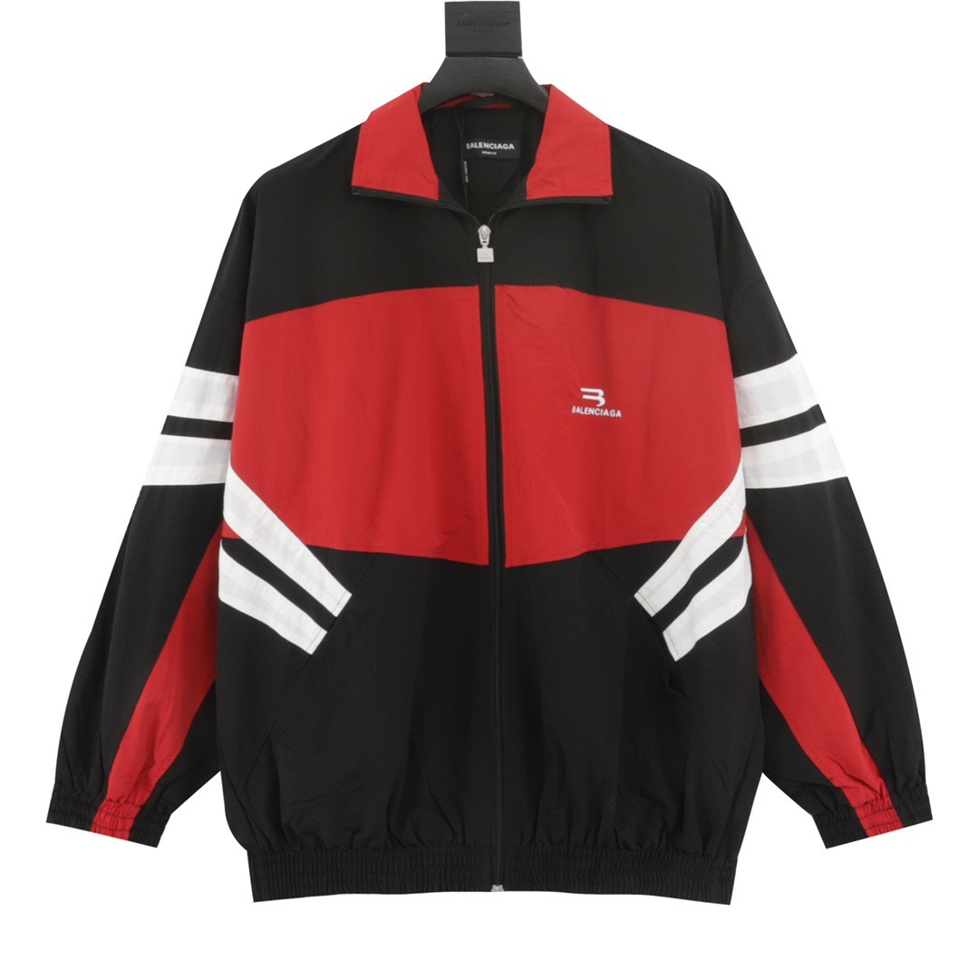 バレンシアガ「Balenciaga」クラッシュカラースタンドカラージャケット