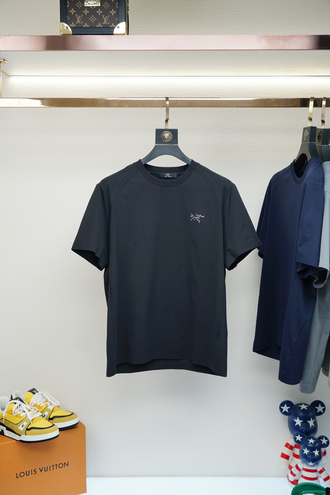 アークテリクス「ARC'TERYX」2025春夏 プレミアムコットン ロゴ刺繍半袖Tシャツ