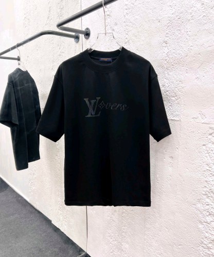 ルイ・ヴィトン「Louis Vuitton」ハイネックプレミアムコットン半袖Tシャツ