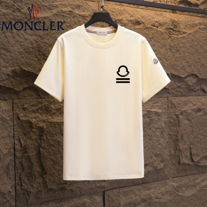 モンクレール「Moncler」ミニマル ロゴ クルーネックTシャツ