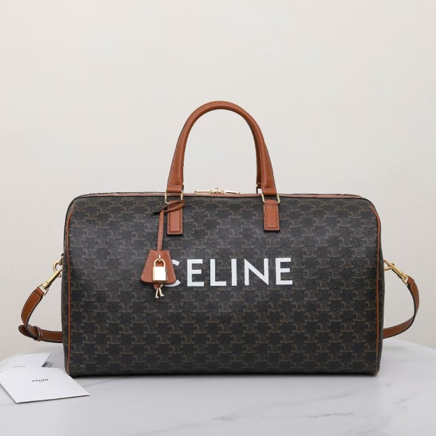 セリーヌ「Celine」トリアンンフ モノグラム トラベルバッグ