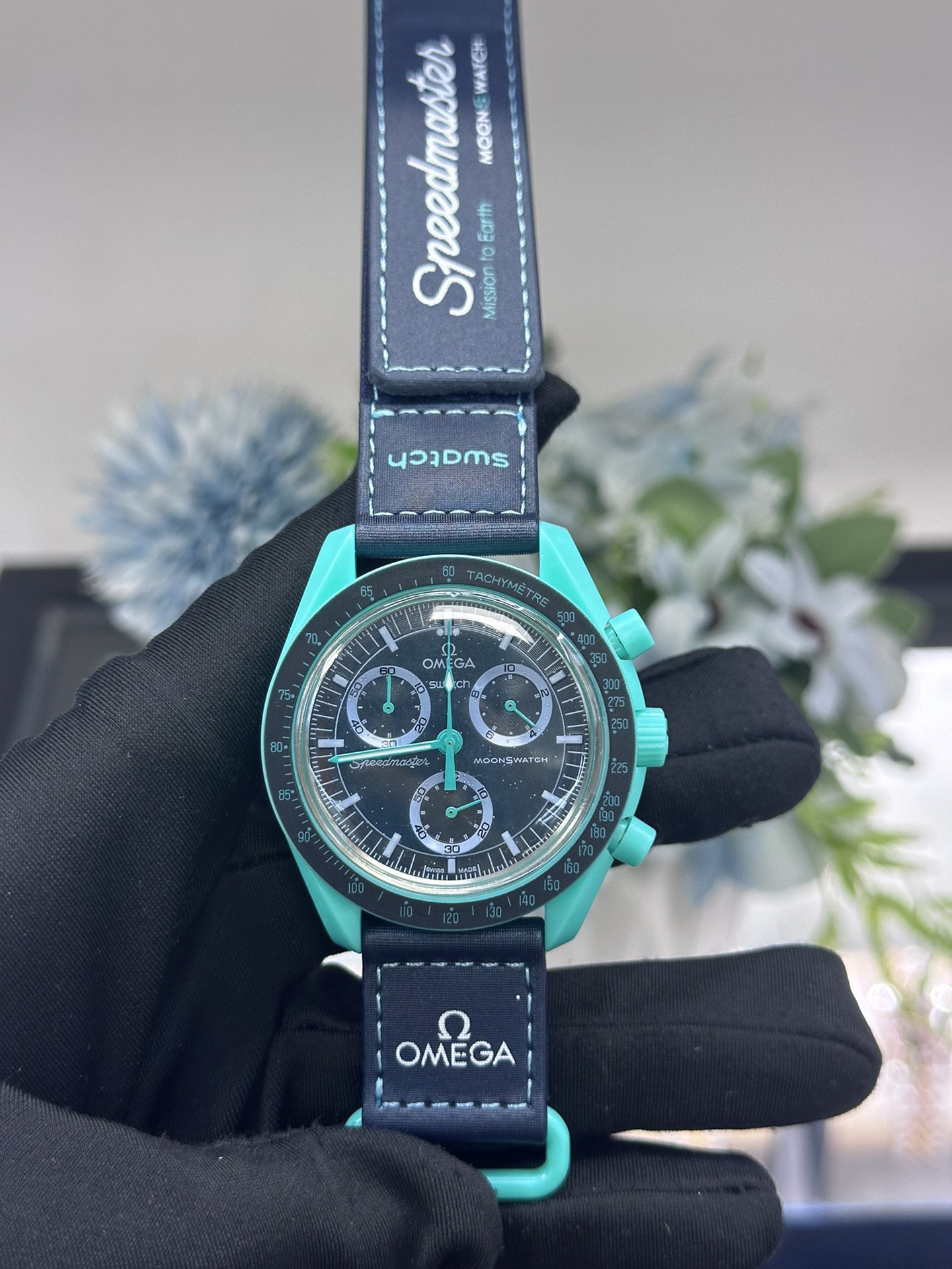 スウォッチ「Swatch」OMEGA MoonSwatch MISSION TO THE MOONPHASE腕時計42MM